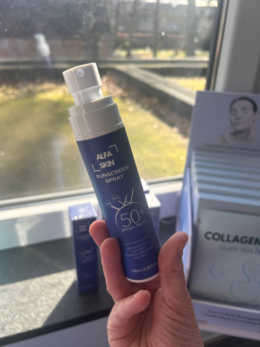 Alfaskin SPF50 Sun Mist | Transparante Zonbescherming