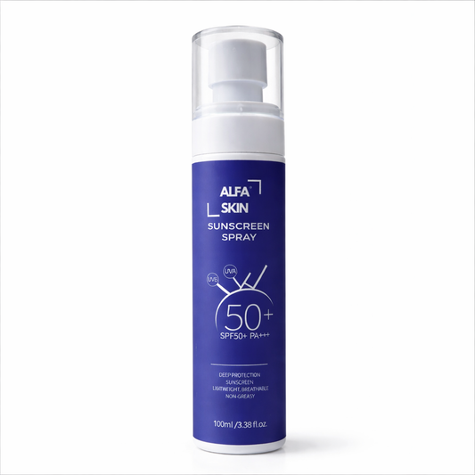 Alfaskin SPF 50 transparant spray - 3 stuks