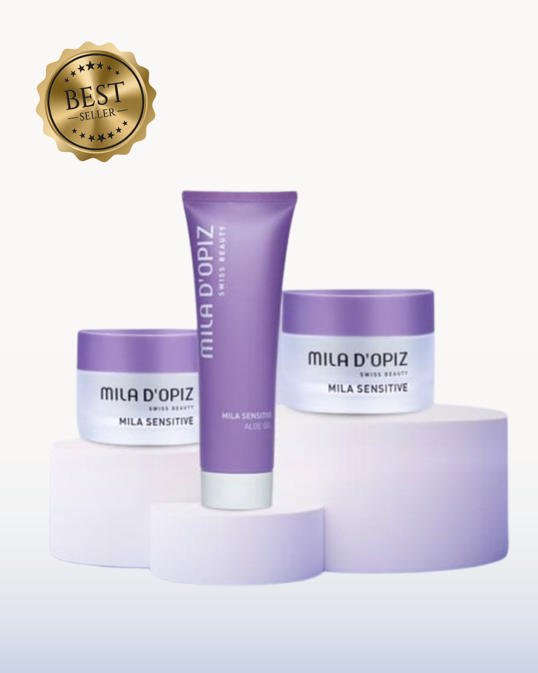 Mila Sensitive Aloe gel serum, Day & Night Cream