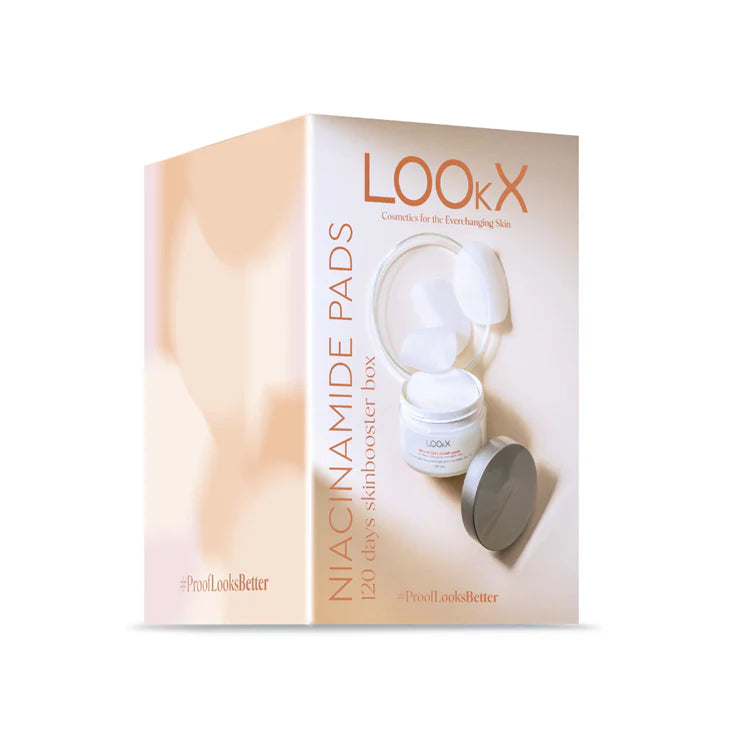 LOOkX Derma Skin Polish Pads met niacinamide 2 stuks - 120 pads