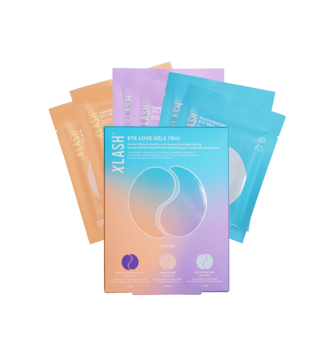 Travel Set Xlash Hydrogel Eye patches