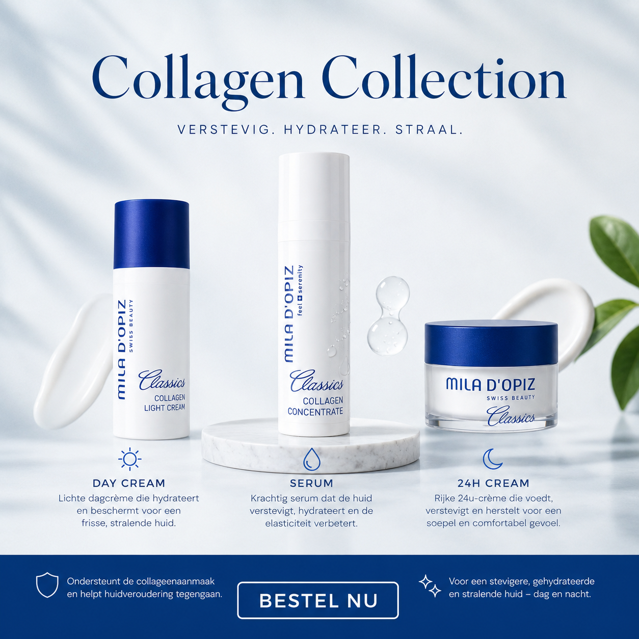 Mila d’Opiz Classics Collagen Rich Cream 50ml | Voedende 24u Crème