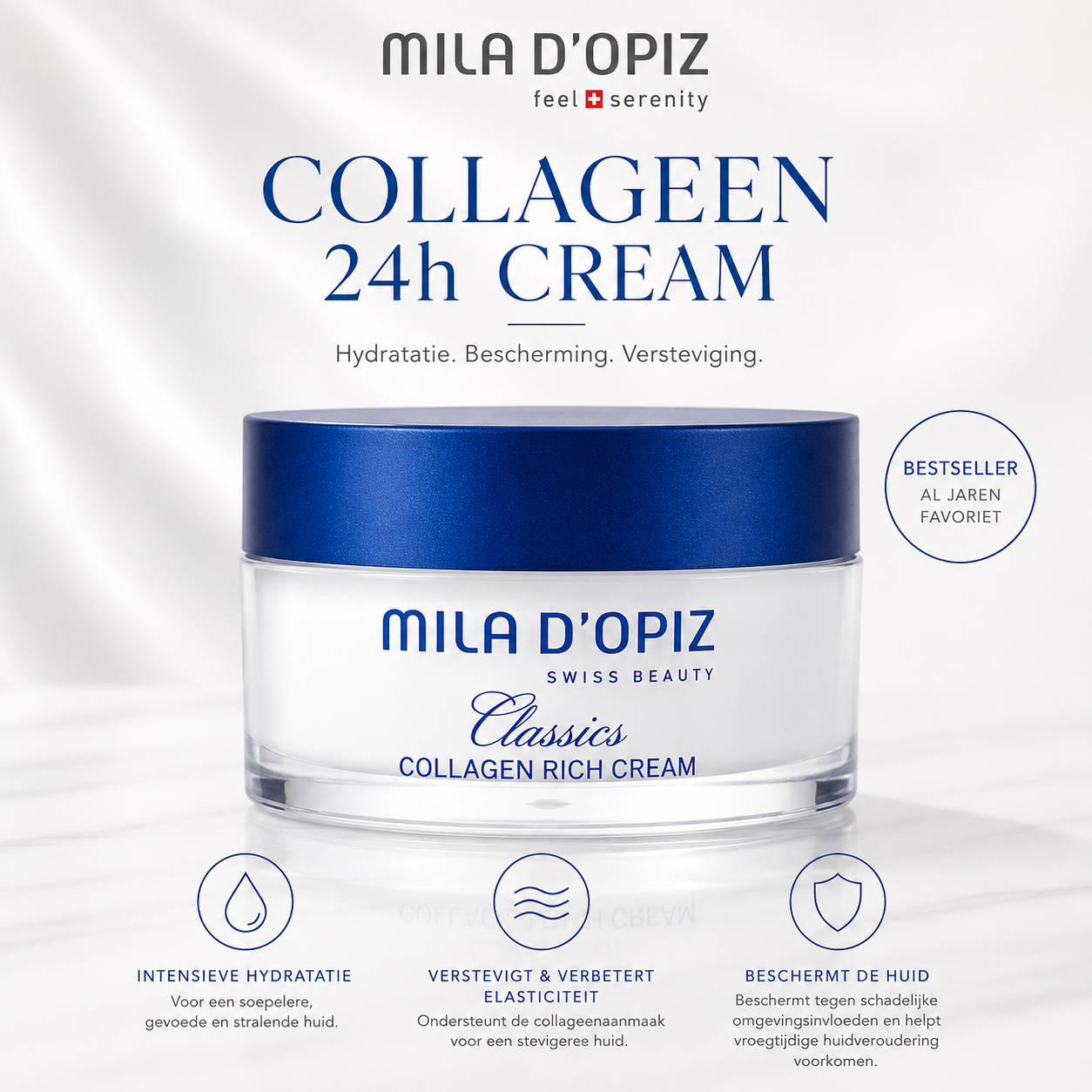 Mila d’Opiz Classics Collagen Rich Cream 50ml | Voedende 24u Crème