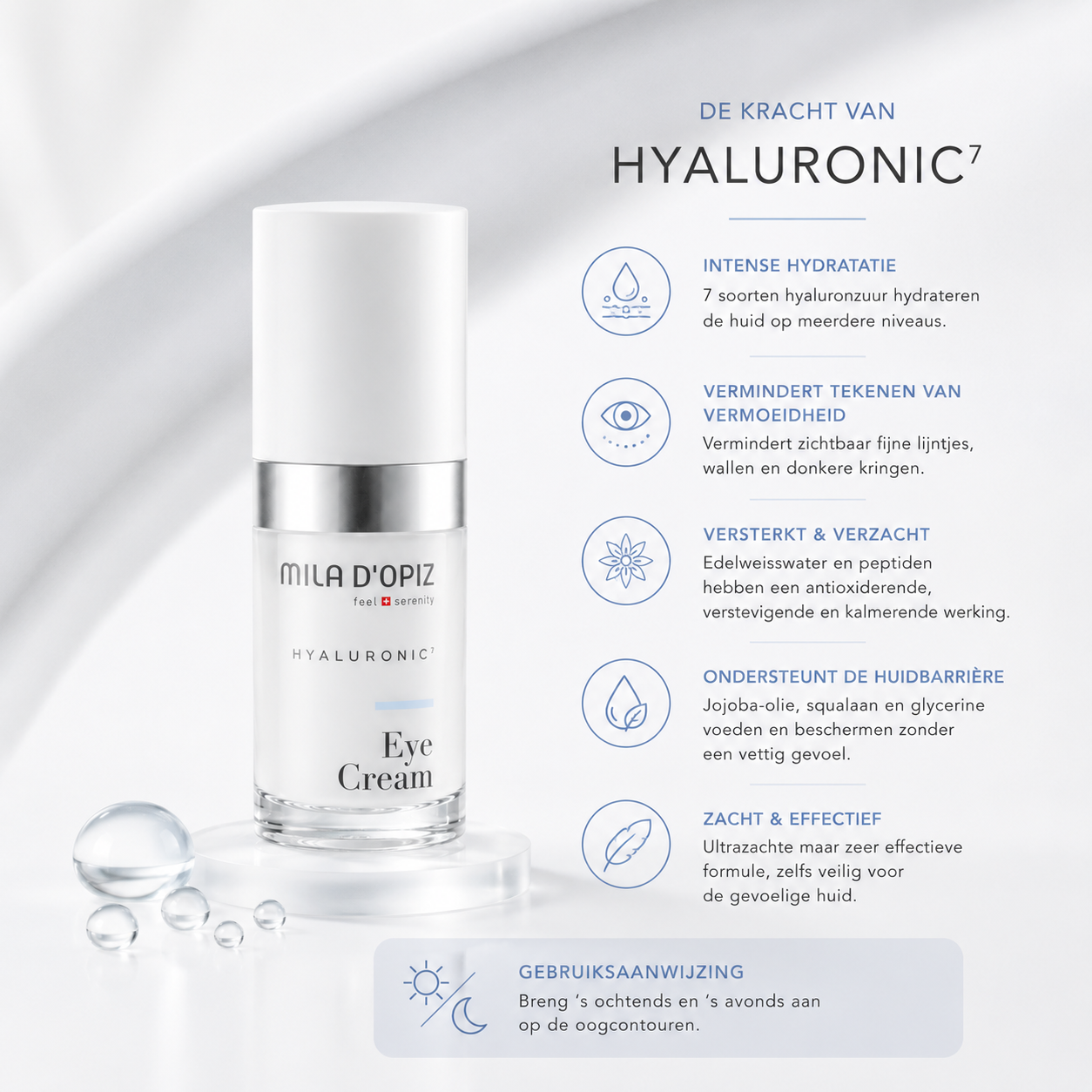 Mila d’Opiz Hyaluronic⁷ eye Cream