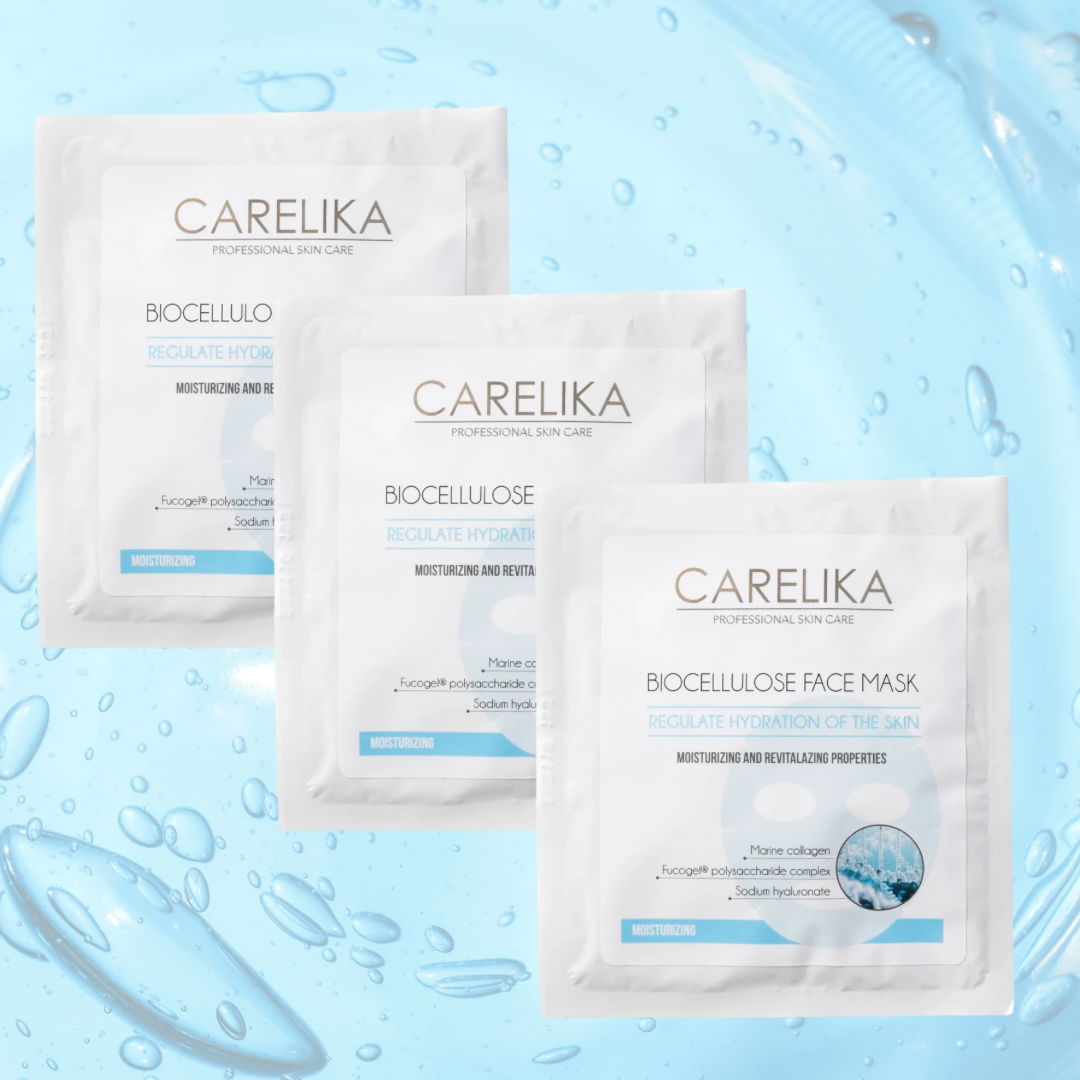 Marine Collageen Biocellulose masker Carelika- 3 stuks