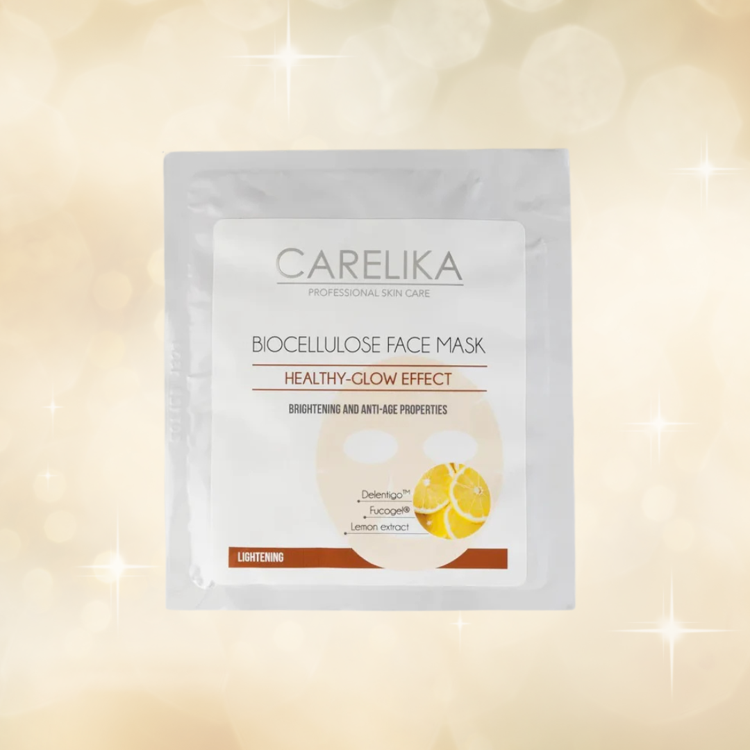 Glowing Skin Biocellulose masker met Vit C - Carelika