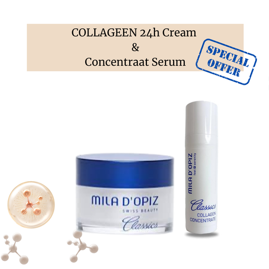Mila d’Opiz Collageen 24h Cream + Concentraat Serum