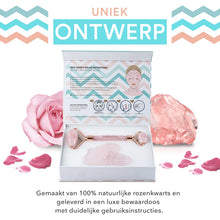 Afbeelding in Gallery-weergave laden, Rose Quartz Jade Roller &amp; Gua Sha set
