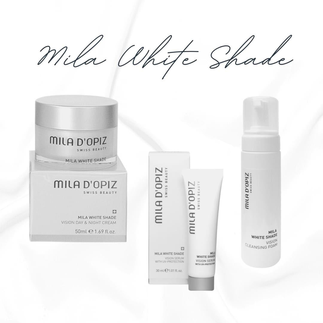 Mila D'Opiz White Shade Cleansing Foam, White Shade Serum & 24H cream